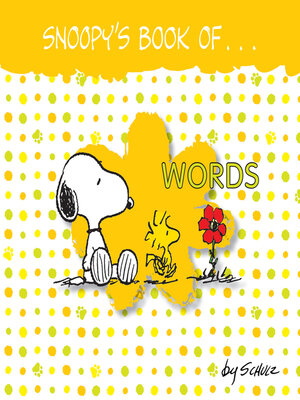 cover image of Snoopy's Book of Words